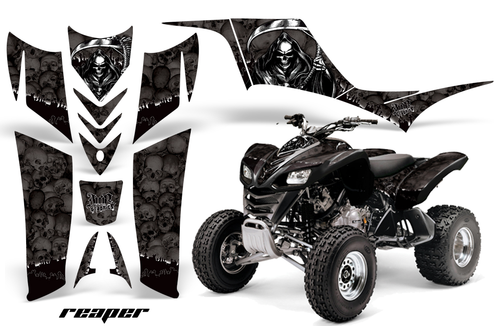 Kawasaki KFX 700 Graphics reaper black